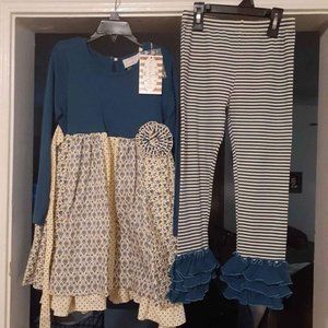 Serendipity 3 piece outfit girls size 7 NWT